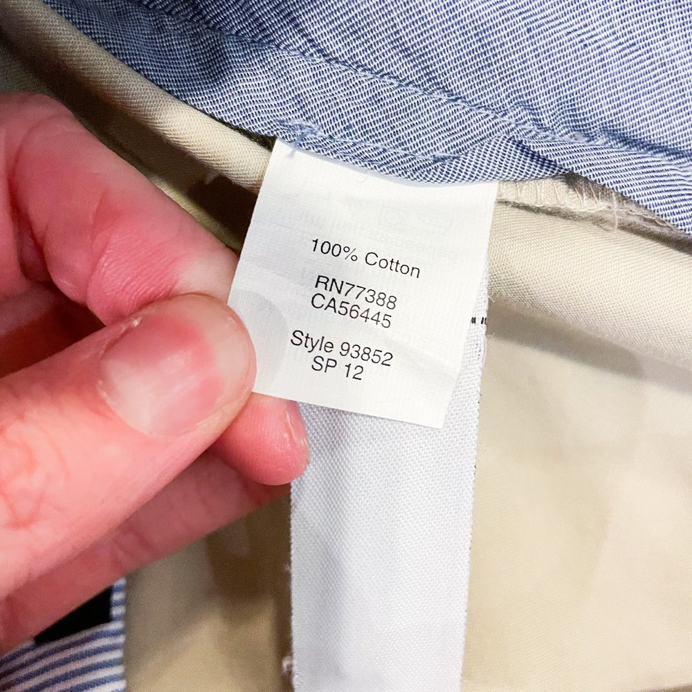 J. Crew Stretch Club Shorts in a Light Khaki Color - Picture 11 of 11